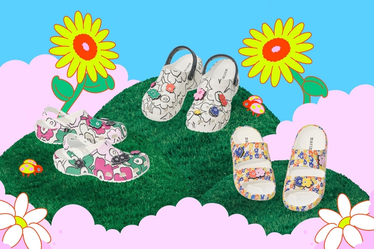 Crocs 攜手 Marimekko 推出首款聯乘系列:Unikko 花卉印在洞洞鞋上,走到哪都是焦點!