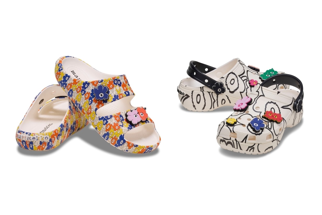 Crocs 攜手 Marimekko 推出首款聯乘系列:Unikko 花卉印在洞洞鞋上,走到哪都是焦點!