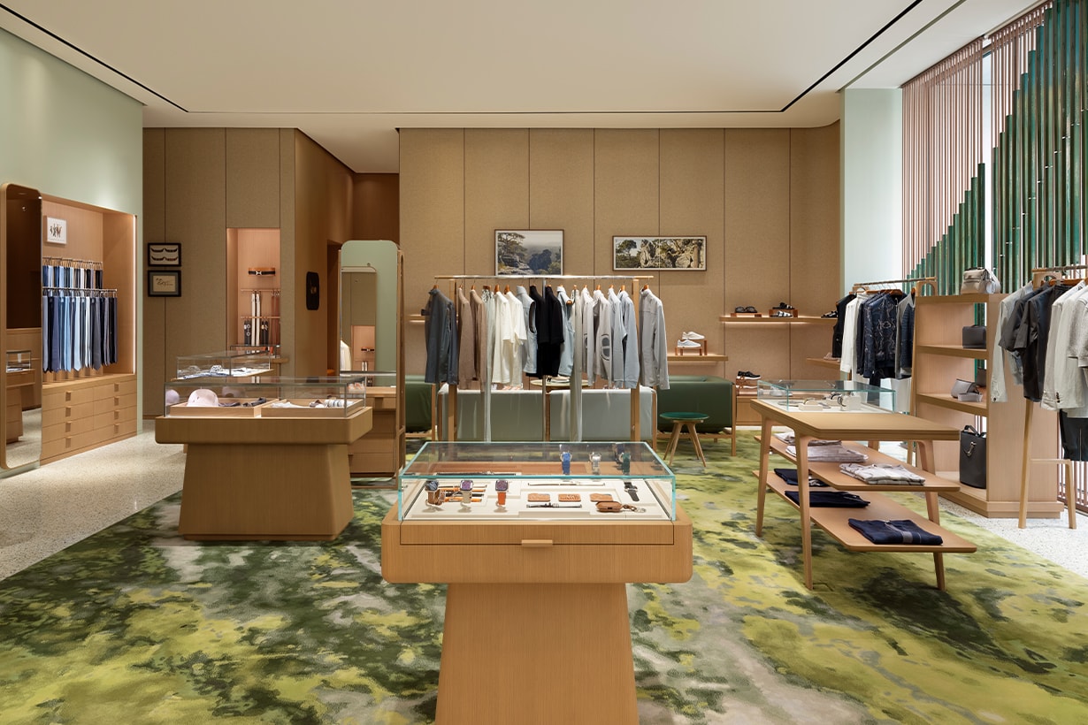 Hermès top city taichung reopen store design space detail
