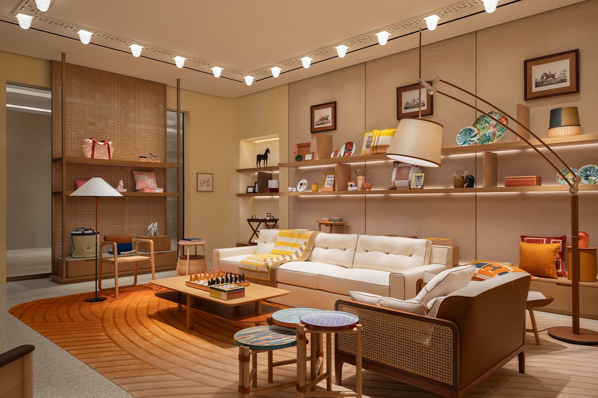 Hermès top city taichung reopen store design space detail