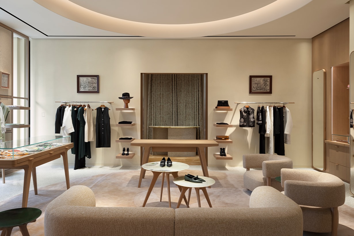 Hermès top city taichung reopen store design space detail