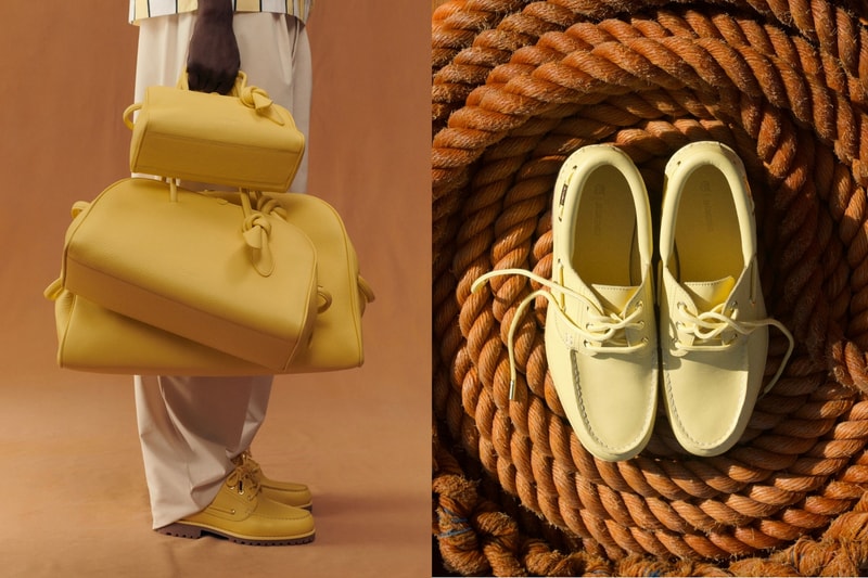 Jacquemus x Timberland 細節十足的「香蕉黃」帆船鞋，滿滿南法度假氛圍感！