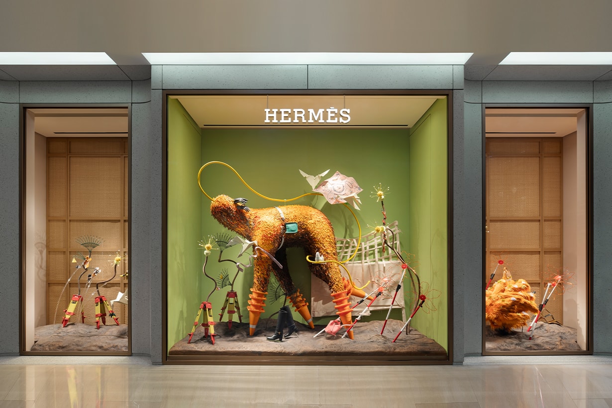 Hermès top city taichung reopen store design space detail