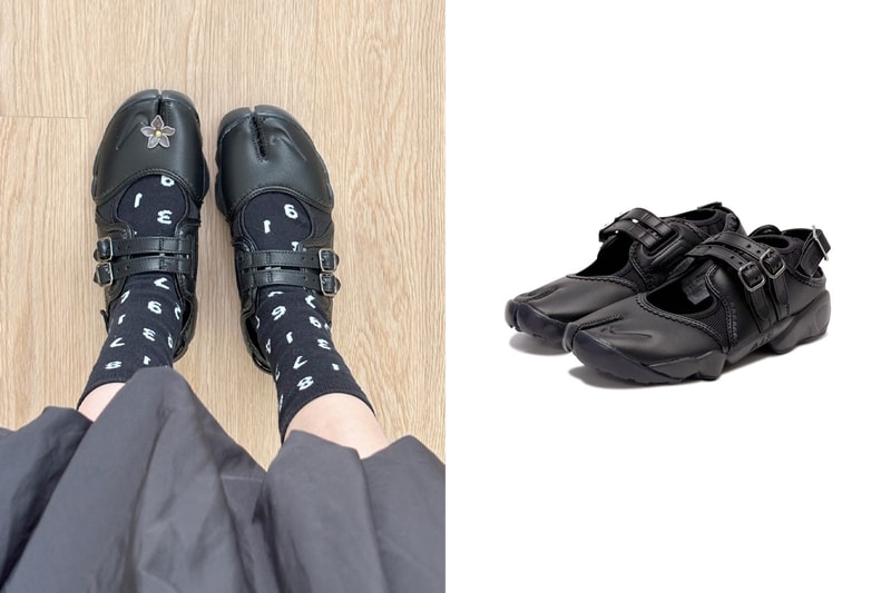 nike air rift Buckle Strap mary jane sneakers 2025 release margiela