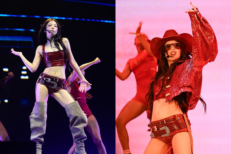 解析 Jennie Coachella 穿搭：皮革背心、熱褲、長靴... 如何用 9 個單品搭出 6 套舞台造型？
