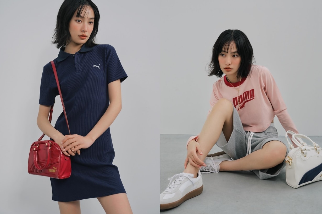 PUMA x Lily Brown:復古漆皮保齡球袋+ Polo 連身裙,絕對能把你燒到!