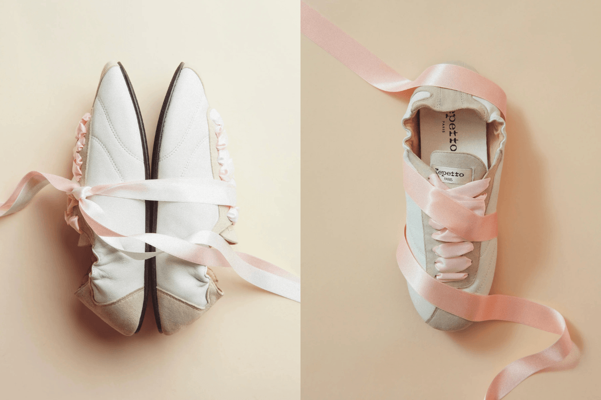 Repetto Tennis Silk Balletcore Style