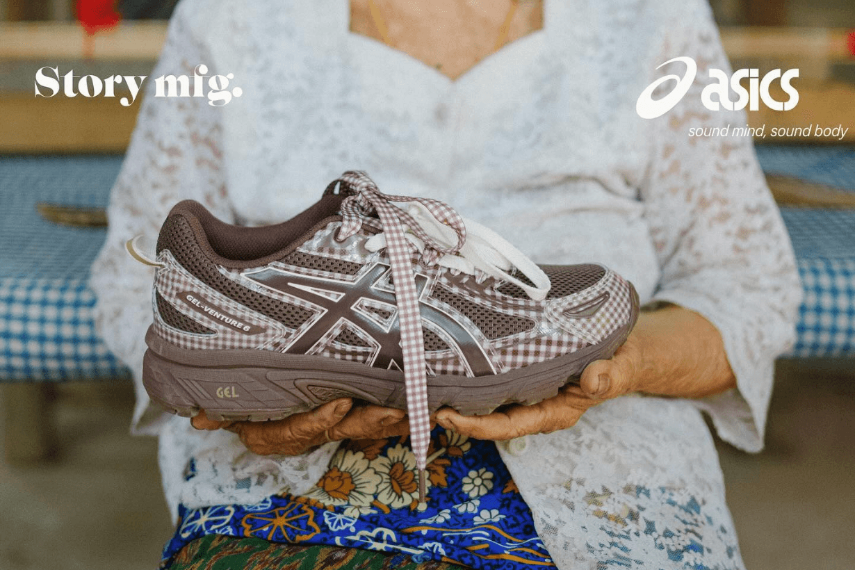 STORY mfg x ASICS Gel-Venture 6 Sneakers info