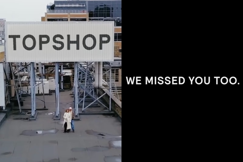 Topshop 神秘回歸預告引發粉絲熱議，實體店復活有望？
