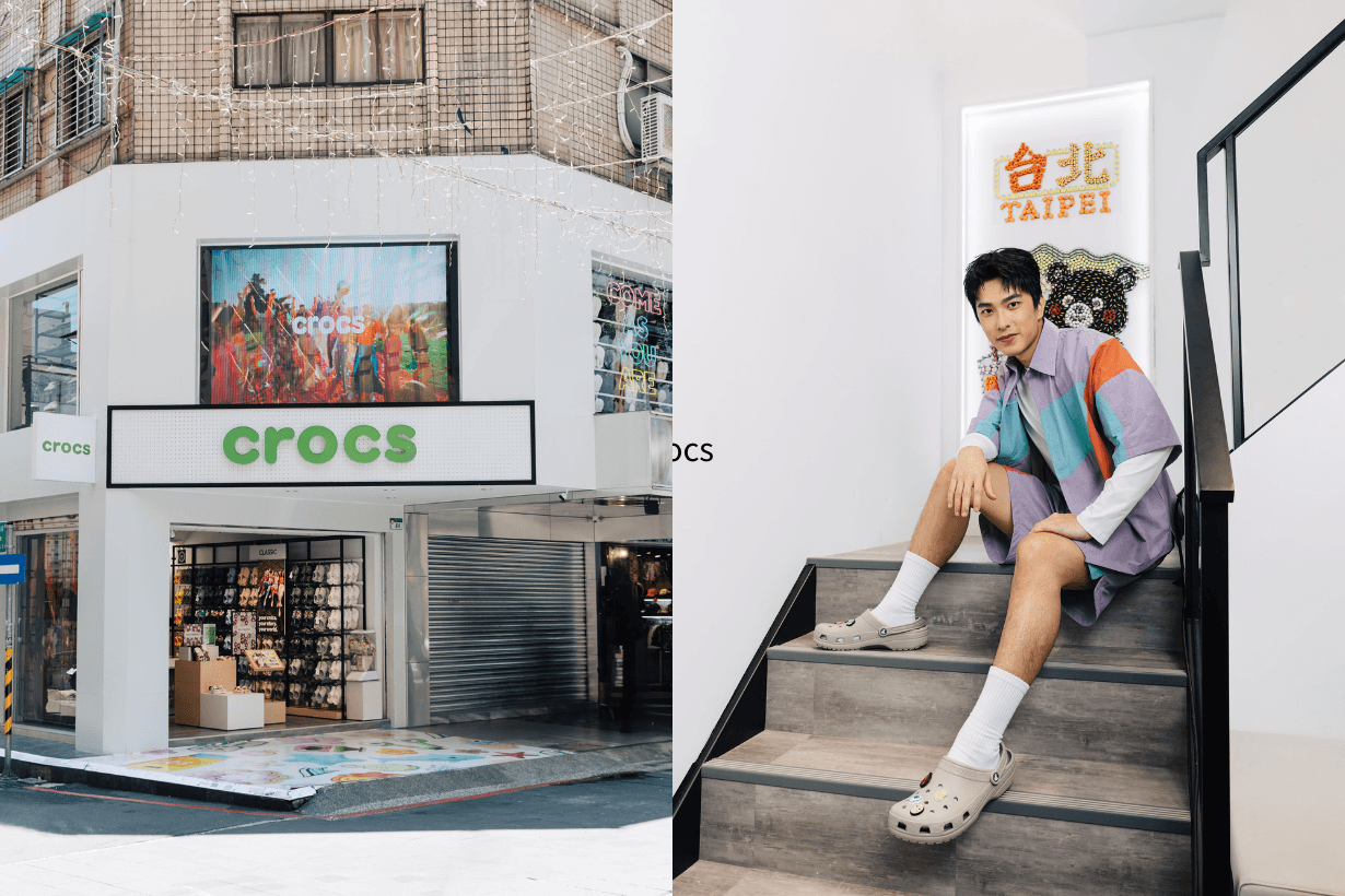 Crocs Taipei flagship store open top 5 Clog
