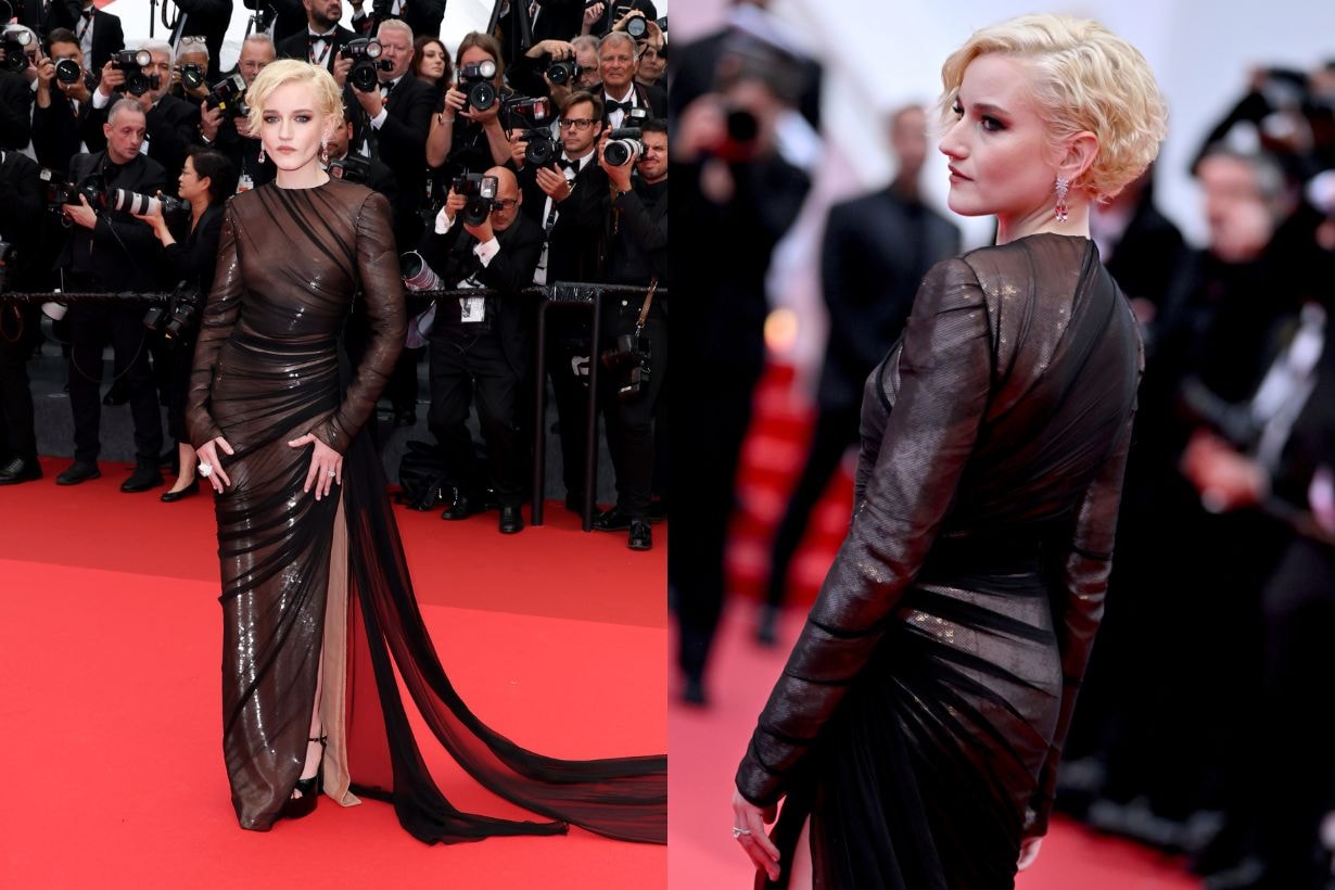2025 festival de cannes 78th Red Carpet Bella Hadid Julia Garner Black dress