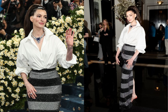 一襲白襯衫就奪過 Met Gala 鎂光燈焦點：原來 Anne Hathaway 的造型是在向他們致敬！