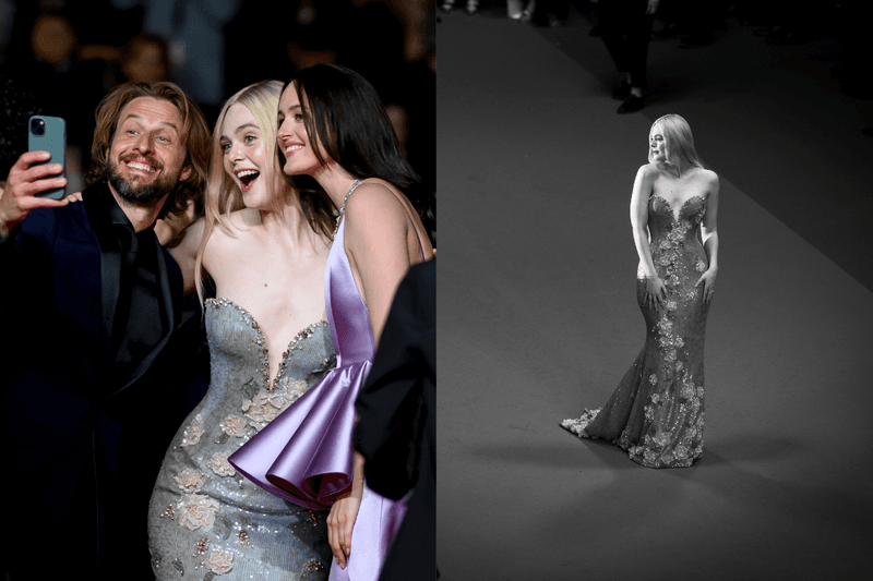 Festival de Cannes 2025 Affeksjonsverdi Sentimental Value Red Carpet Elle Fanning