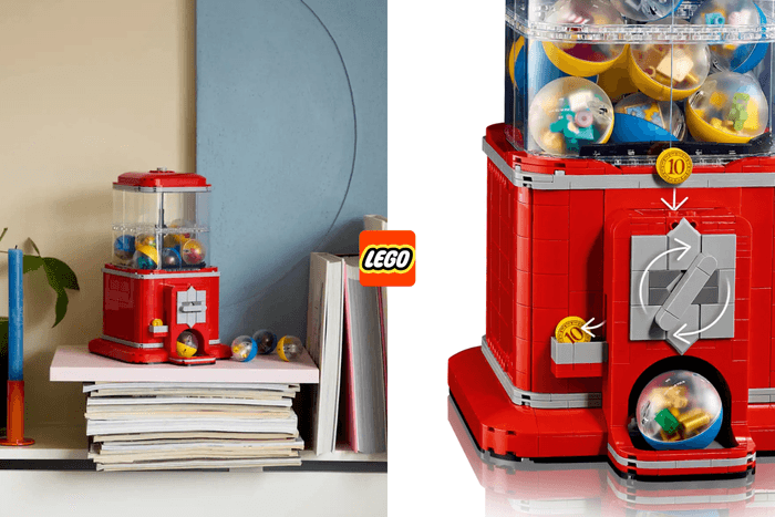 擁有自己的一台扭蛋機也太夢幻:LEGO 這款新設計,真的能轉出樂高人偶!
