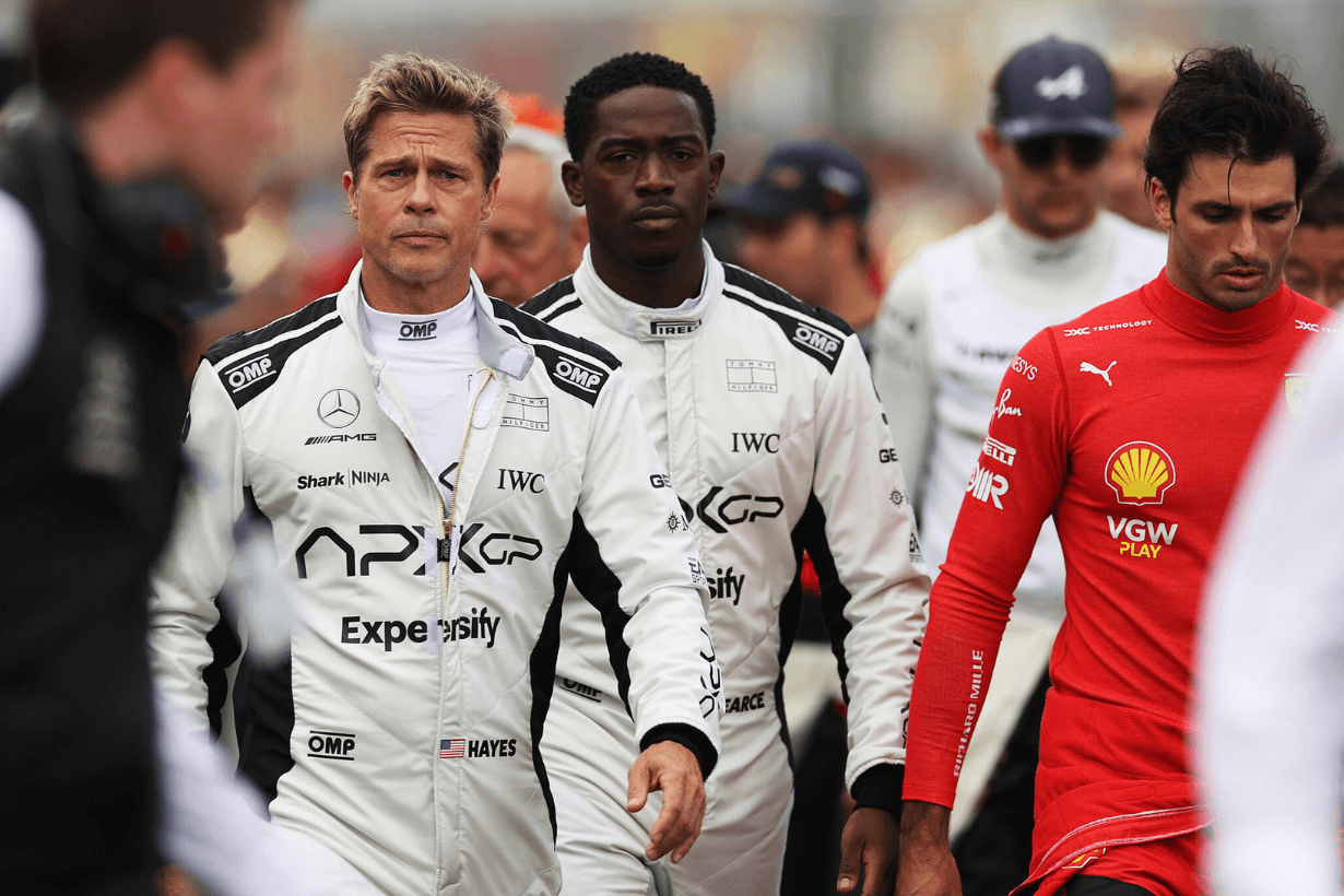 Brad Pitt F1 movie trailer Messy Rose