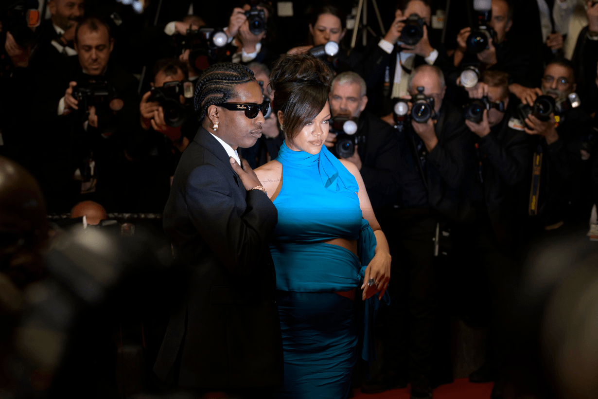 Cannes Film Festival 2025 Rihanna A$AP Rocky Highest 2 Lowest red carpet