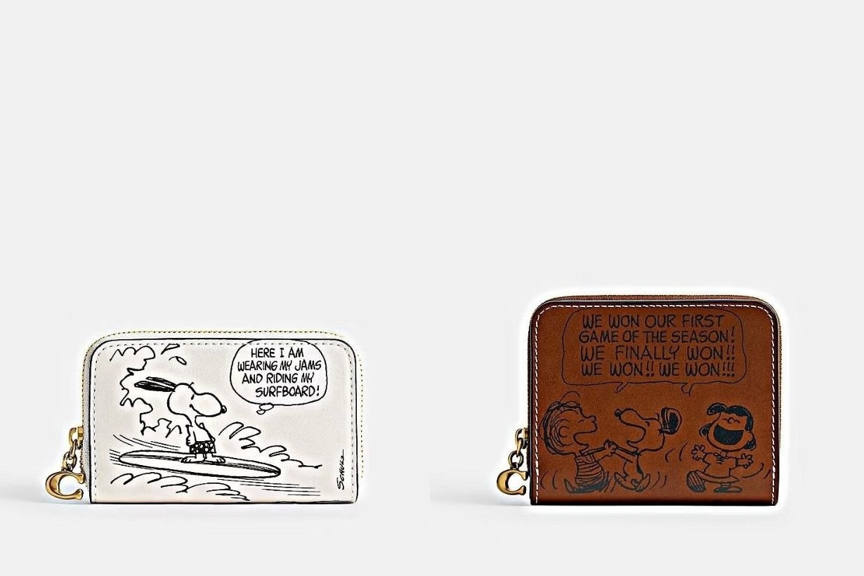 Coach x《Peanuts》聯乘系列：台灣開賣限定 Snoopy 公仔！