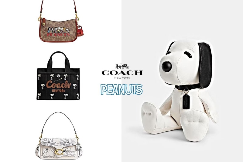 Coach x《Peanuts》聯乘系列：台灣開賣限定 Snoopy 公仔！