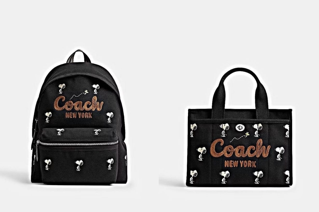 Coach x《Peanuts》聯乘系列：台灣開賣限定 Snoopy 公仔！