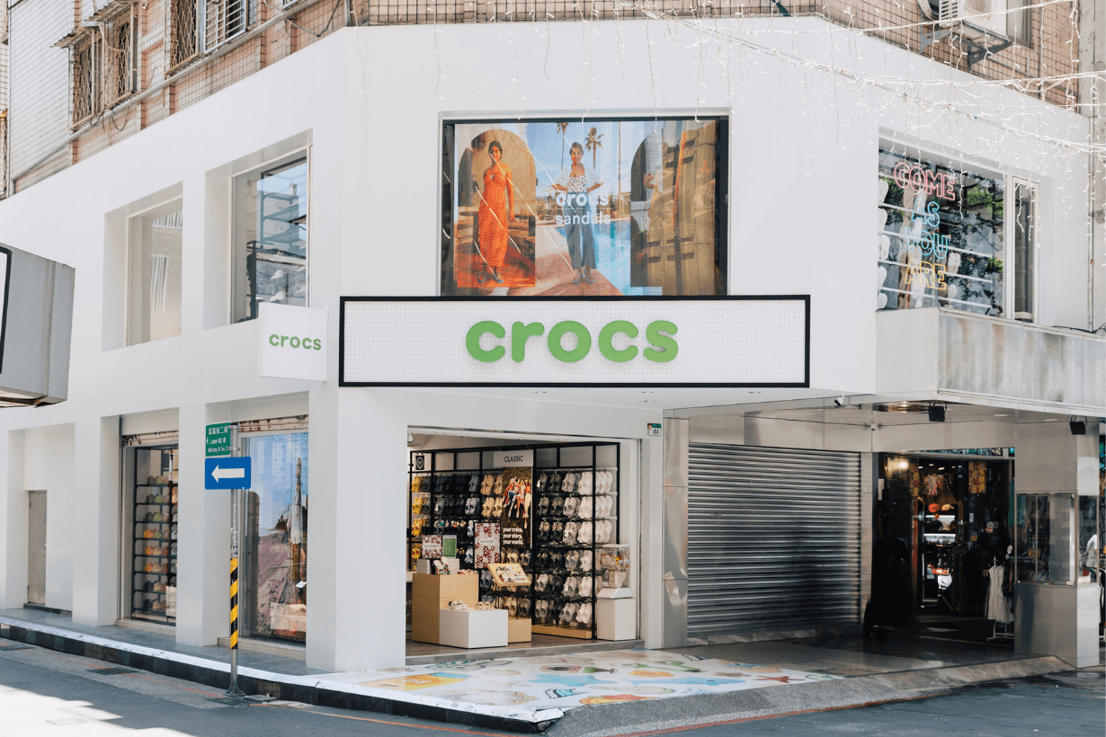 Crocs Taipei flagship store open top 5 Clog