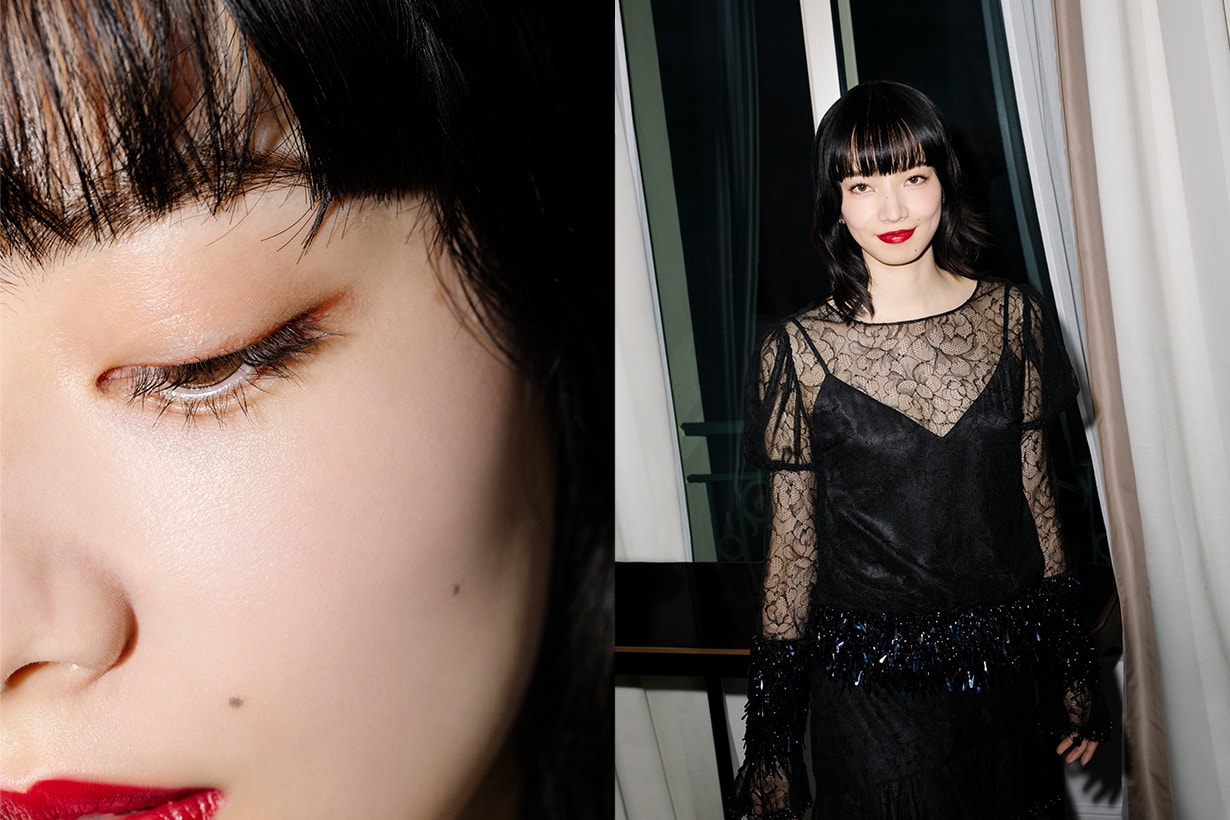 NANA KOMATSU red lips how to stylish attitude cannes make up details product list