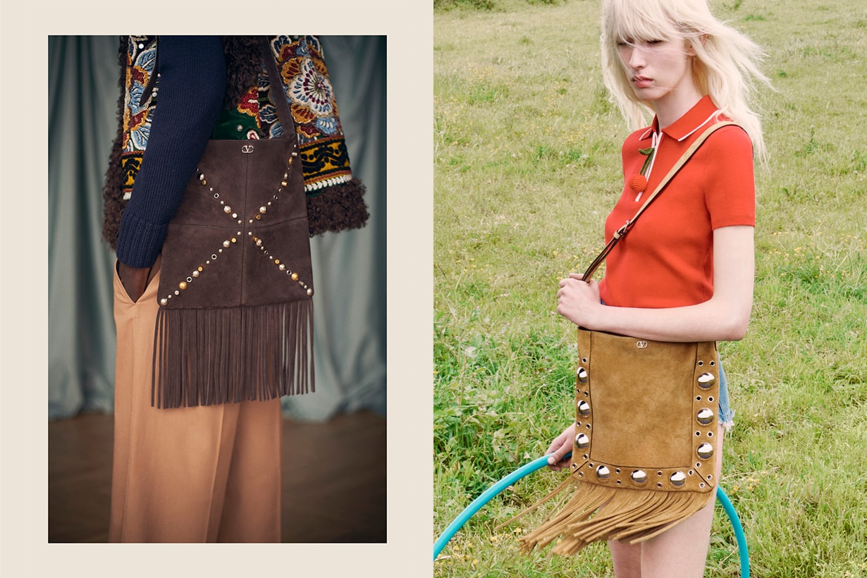 valentino Nellcôte fringes bag 2025 summer bella hadid jolin