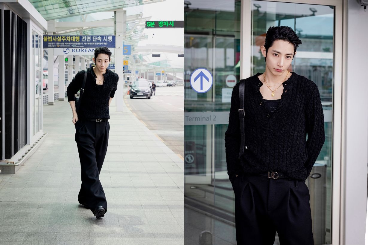 Dolce Gabbana Lee Soo Hyuk airport style