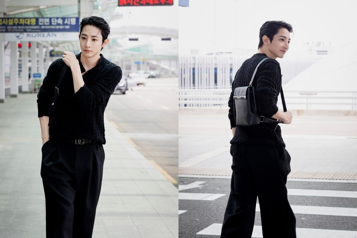 Dolce Gabbana Lee Soo Hyuk airport style