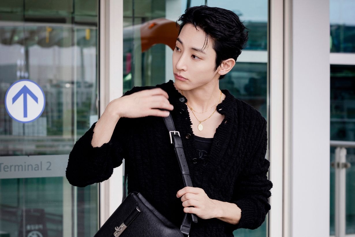Dolce Gabbana Lee Soo Hyuk airport style