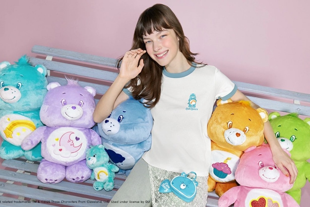 GU x Care Bears 聯乘系列可愛登場：讓人少女心爆發的小熊 Pouch 袋！