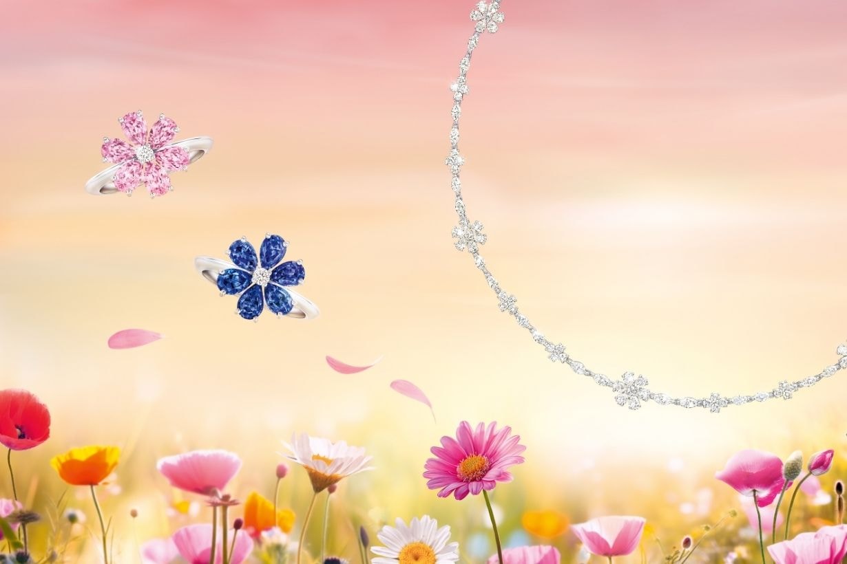 HARRY WINSTON 花卉主題珠寶系列，點亮你的夏日風采！