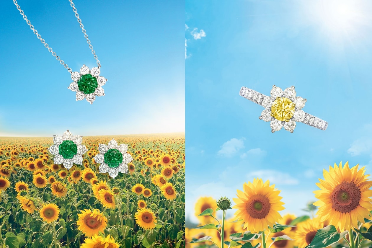 HARRY WINSTON 花卉主題珠寶系列，點亮你的夏日風采！