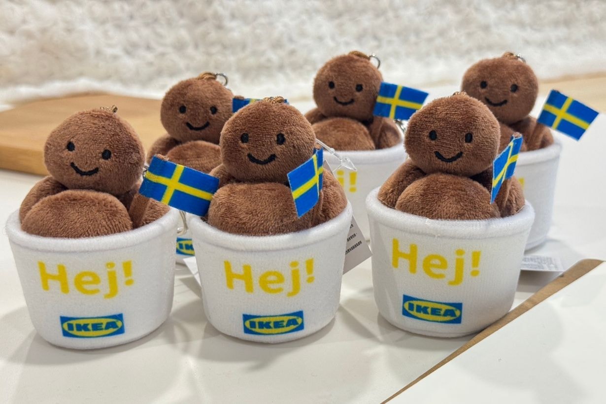 IKEA Swedish Meatballs doll Keychain taiwan