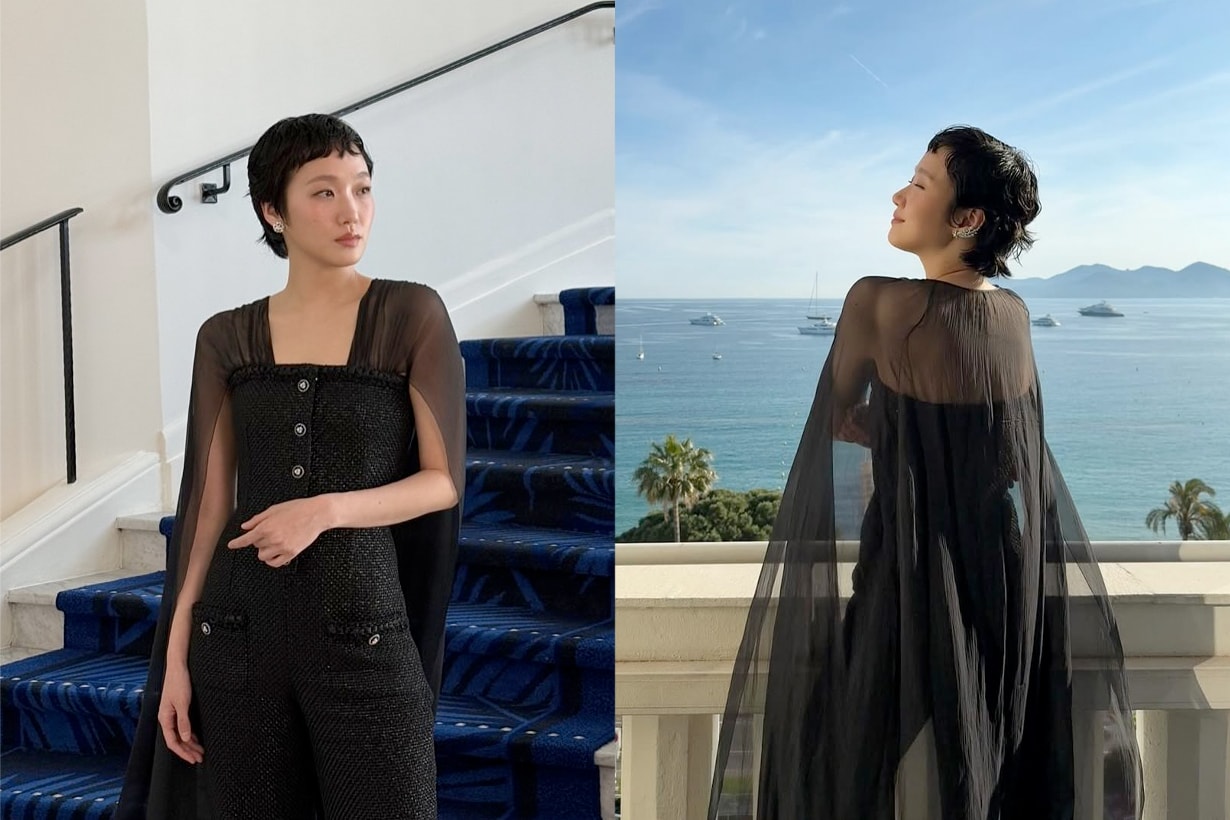 kim go eun cannes red carpet party chanel lemaire outfit Nespresso