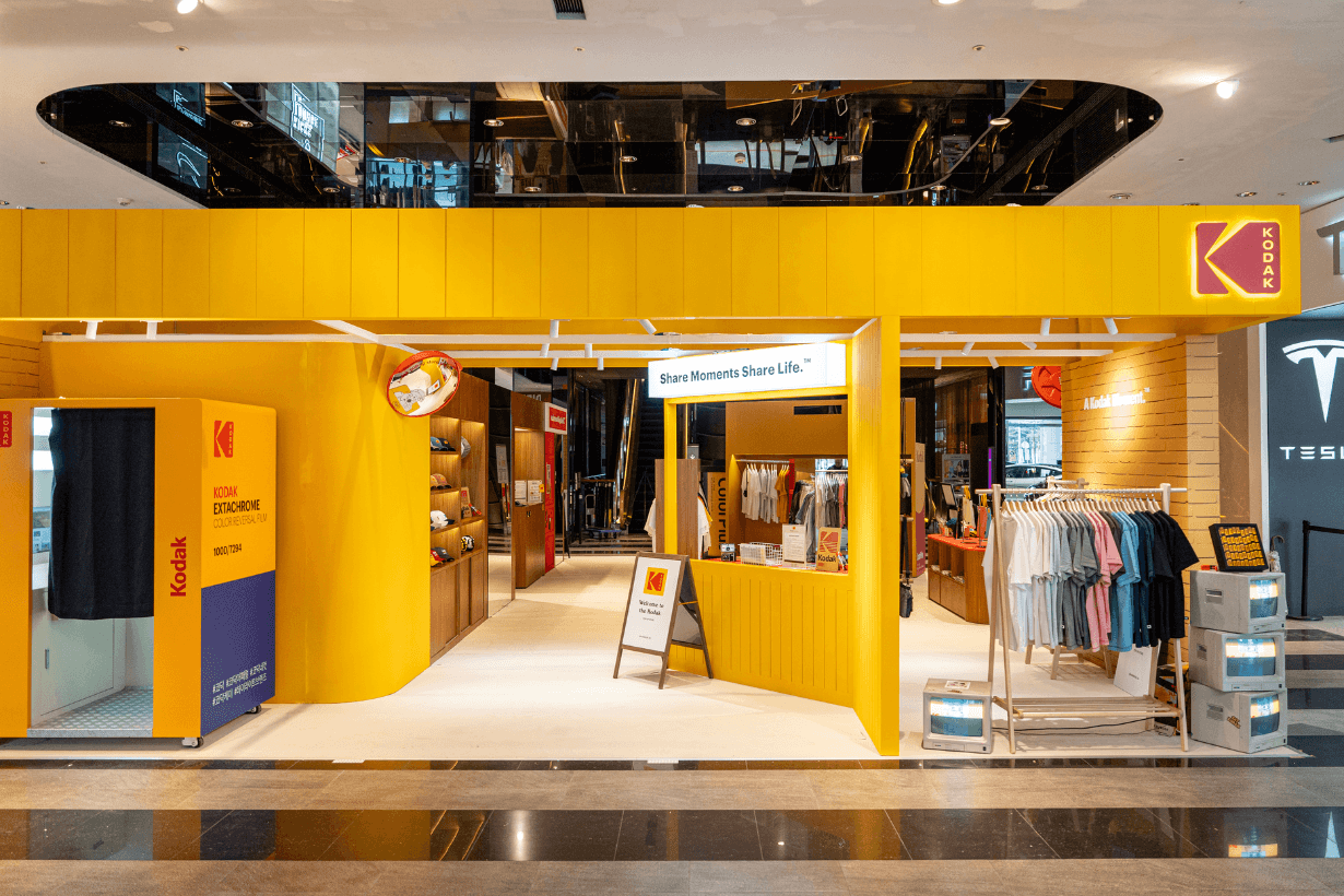 KODAK APPAREL Highlight Brands Taiwan pop-up open