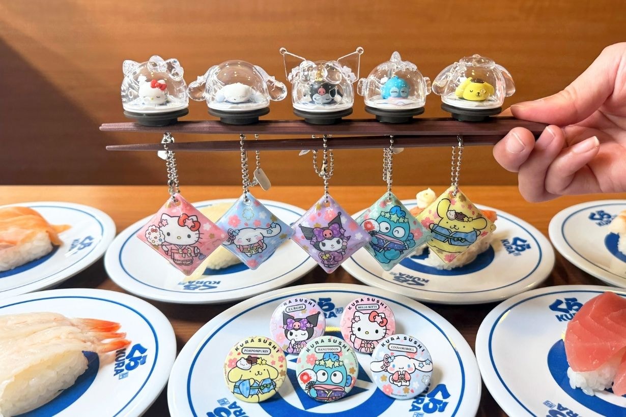 Kura Sushi Sanrio Characters Collaboration Gacha