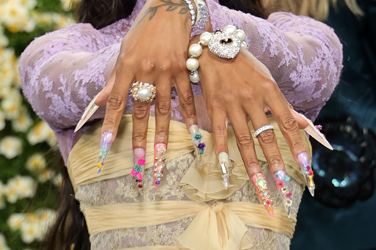 met gala nails artist jennie lisa sabrina tyla details inspiration