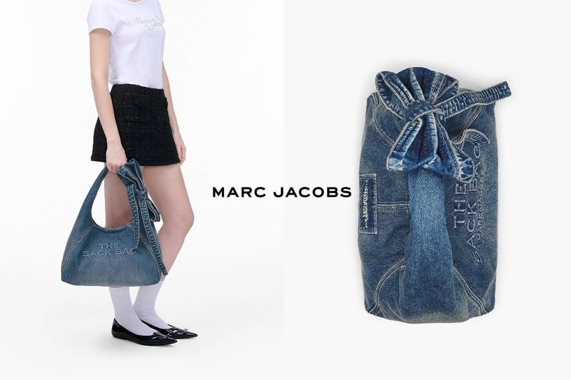 Marc Jacobs 復古牛仔蝴蝶結 Sack Bag，360 度無死角的可愛！