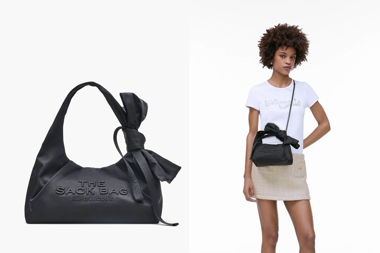 Marc Jacobs 復古牛仔蝴蝶結 Sack Bag，360 度無死角的可愛！