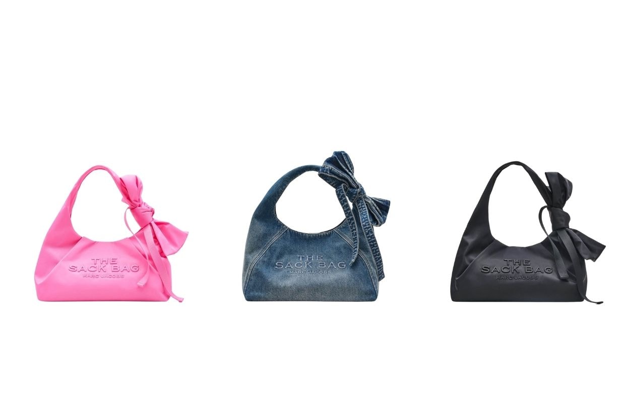 Marc Jacobs 復古牛仔蝴蝶結 Sack Bag，360 度無死角的可愛！