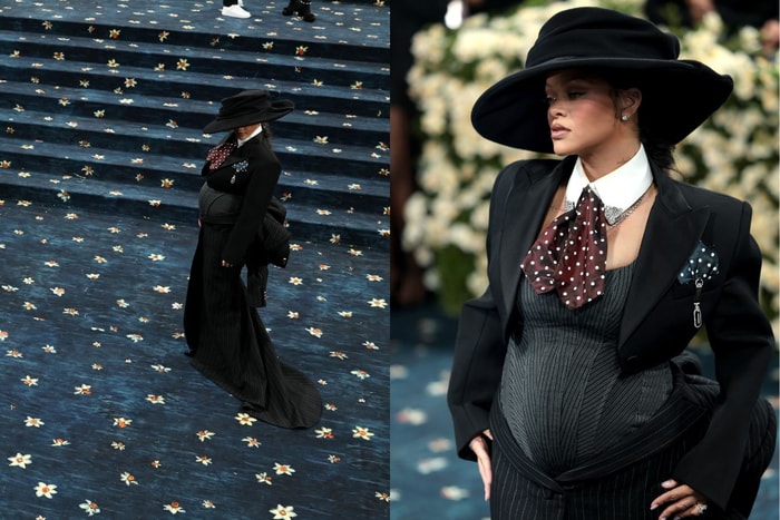 宣布第三胎喜訊!帶著孕肚踏上 Met Gala 紅毯的 Rihanna 再次美成焦點!