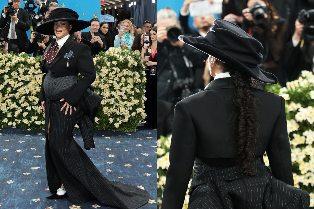 Met Gala 2025 Rihanna pregnant third child5