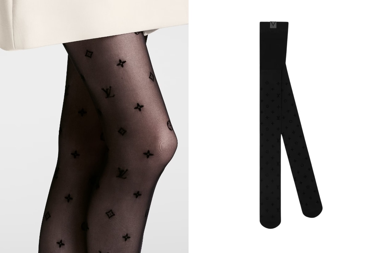 精品絲襪推薦：Lisa Met Gala 同款 LV Monogram 老花透膚絲襪…
