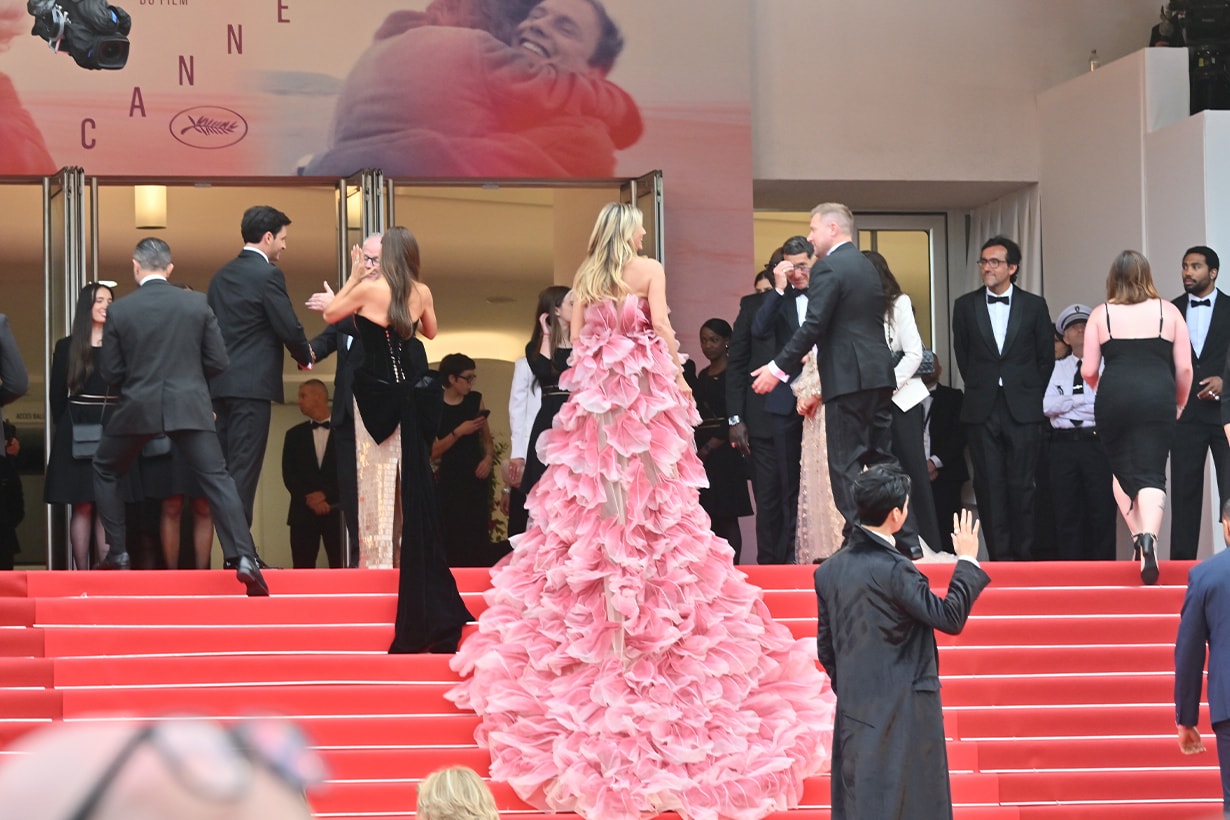 cannes 2025 heidi klum rule dress code large train