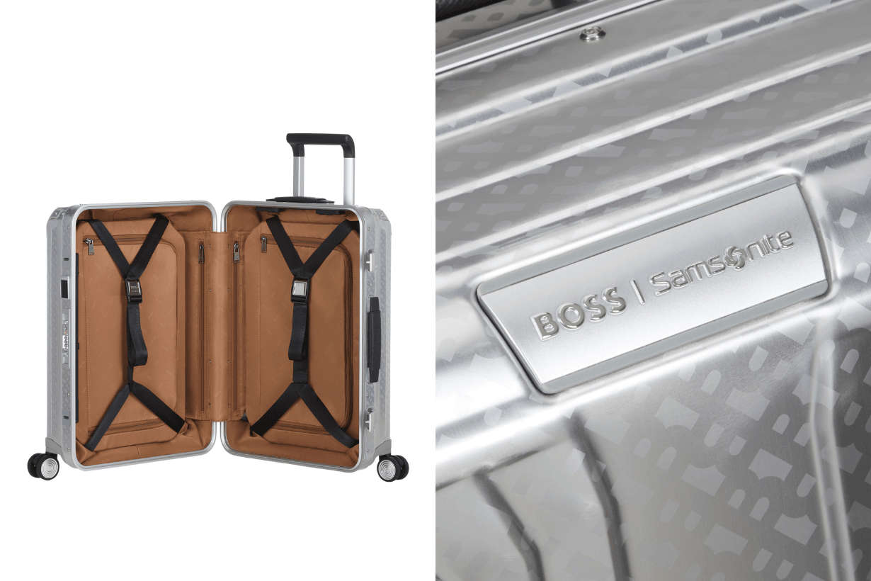 Samsonite x BOSS Next Destination Collaboration LITE-BOX ALU