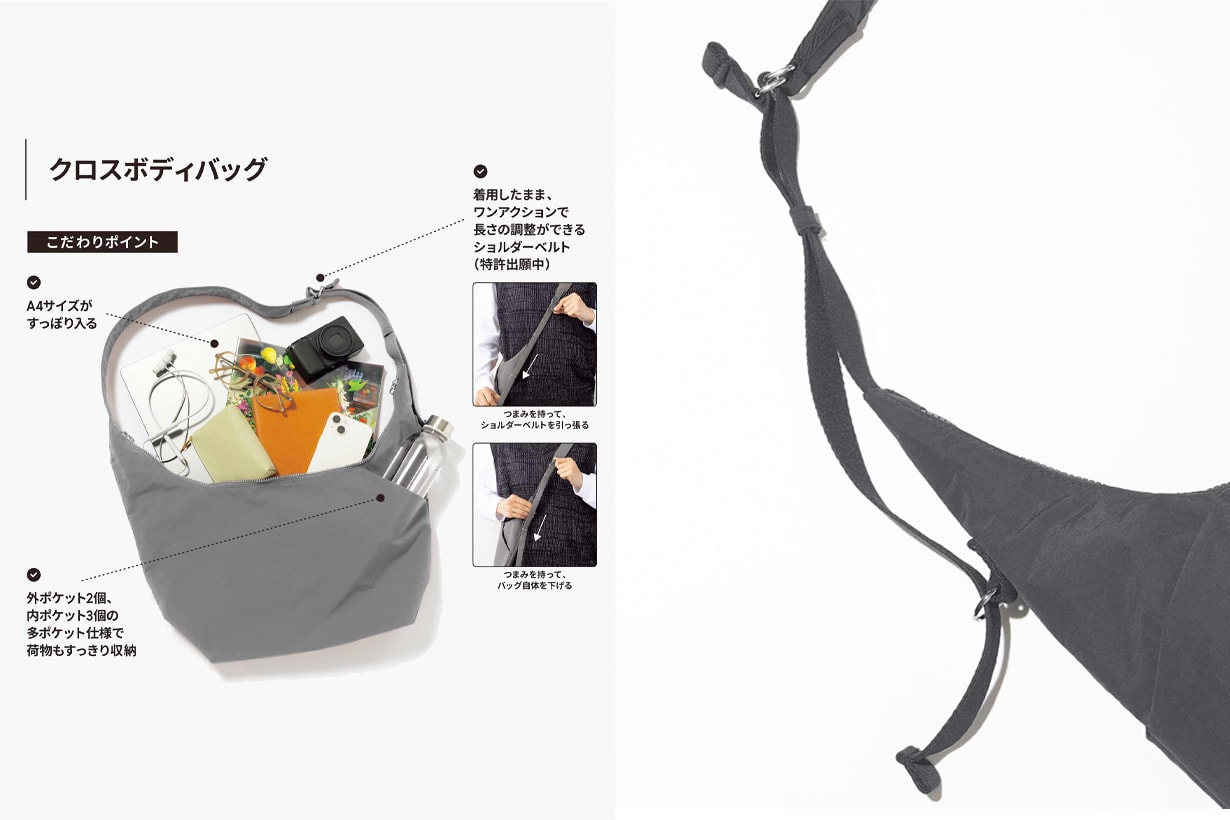 GU Soft Nylon Crossbody Bag affordable ranking top 1