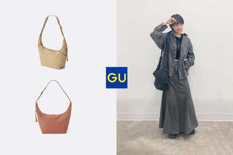 GU 這一款尼龍斜背包被小資女生愛瘋了！日本排行榜上遙遙領先，神奇大容量 + 簡約百搭
