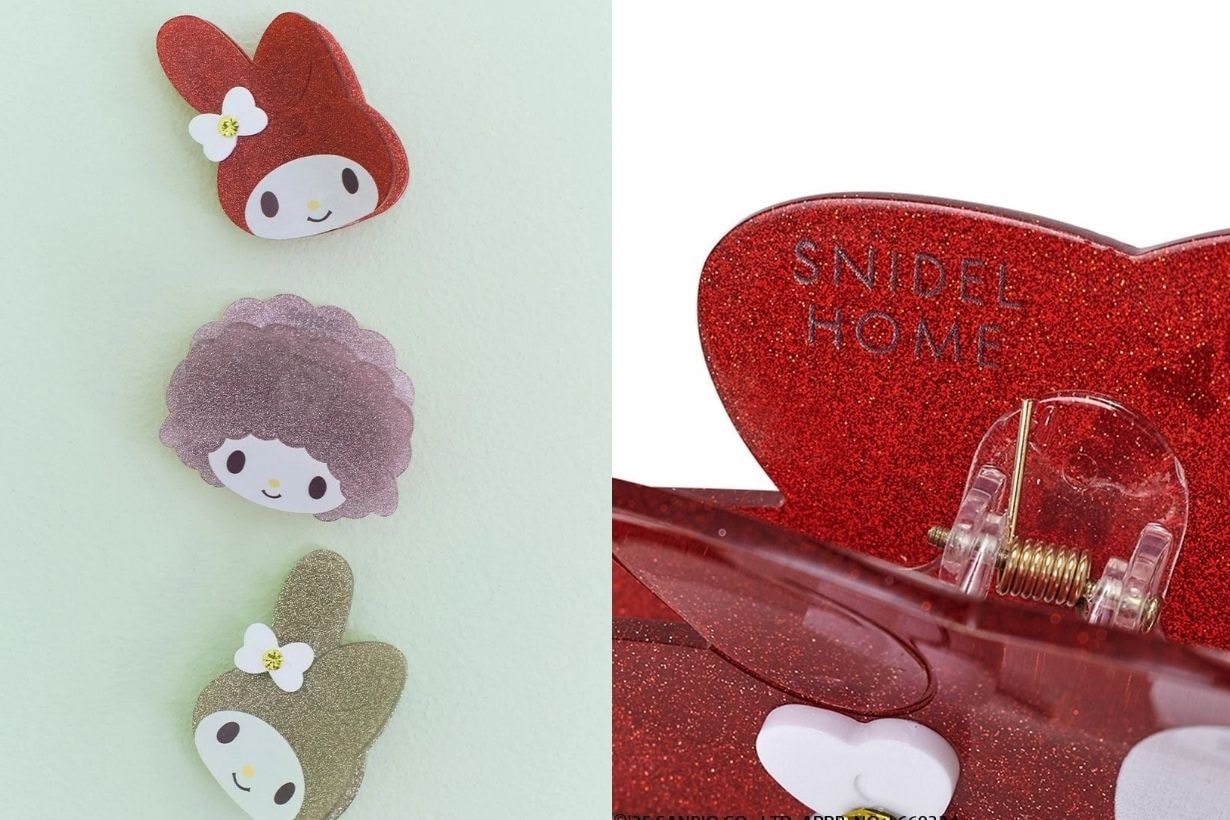 SNIDEL HOME x MY MELODY 首個夢幻聯乘登場：毛巾髮帶、髮夾、毛毛拖鞋及公仔掛飾…
