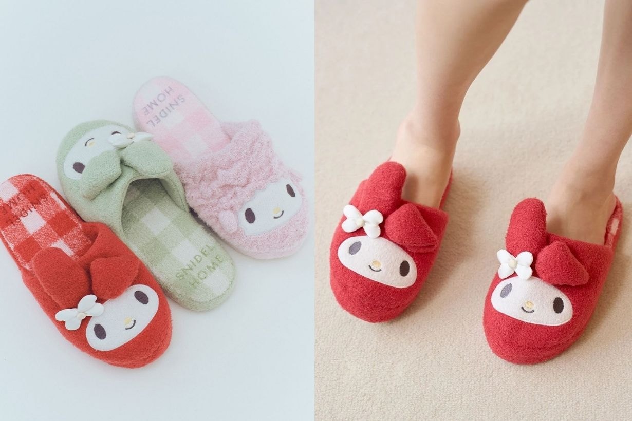 SNIDEL HOME x MY MELODY 首個夢幻聯乘登場：毛巾髮帶、髮夾、毛毛拖鞋及公仔掛飾…