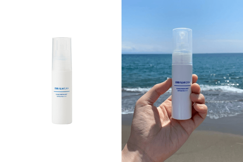 sunscreen spray 10 item summer skincare